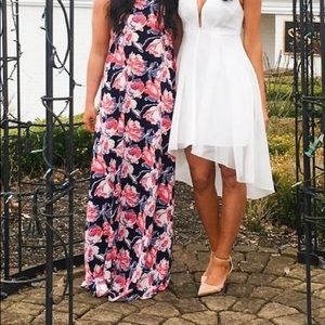 Maxi floral print dress from Vici